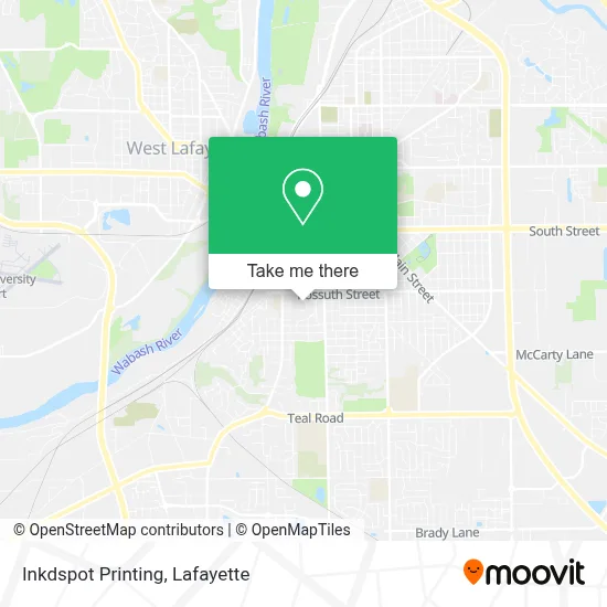 Inkdspot Printing map