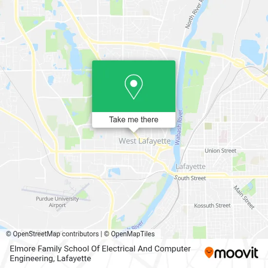 Elmore Family School Of Electrical And Computer Engineering map