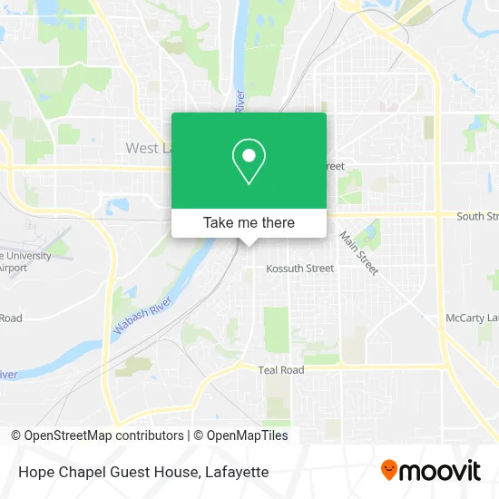 Hope Chapel Guest House map