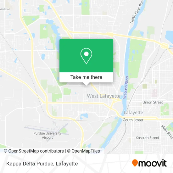 Kappa Delta Purdue map