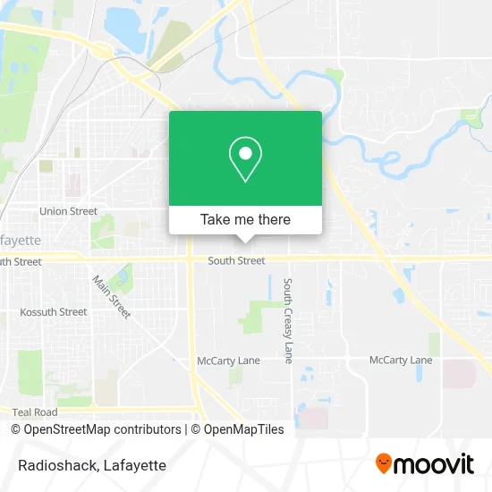 Radioshack map