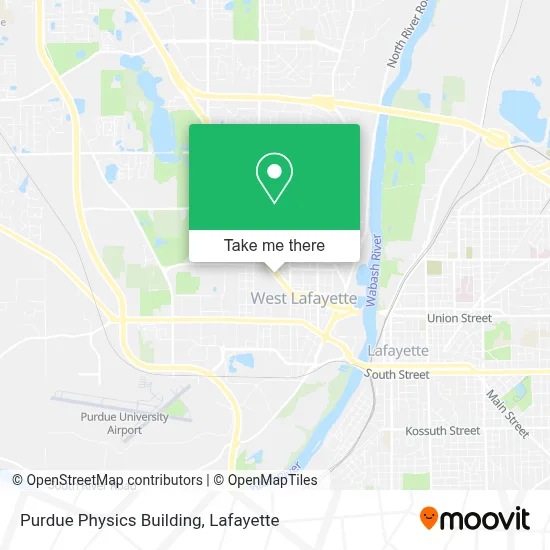 Purdue Physics Building map