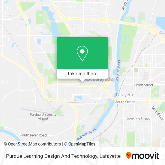 Purdue Learning Design And Technology map