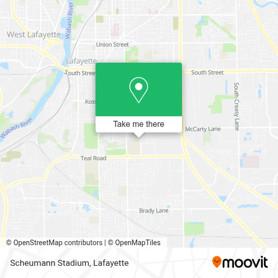 Scheumann Stadium map