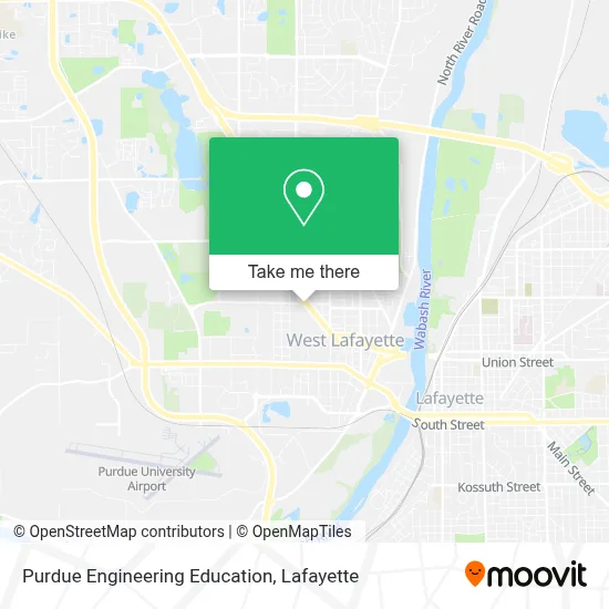 Purdue Engineering Education map