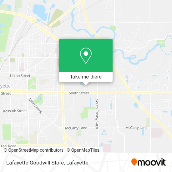 Lafayette Goodwill Store map