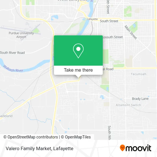 Valero Family Market map