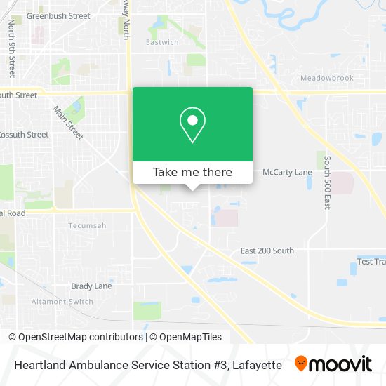 Heartland Ambulance Service Station #3 map
