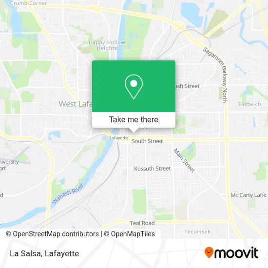 La Salsa map