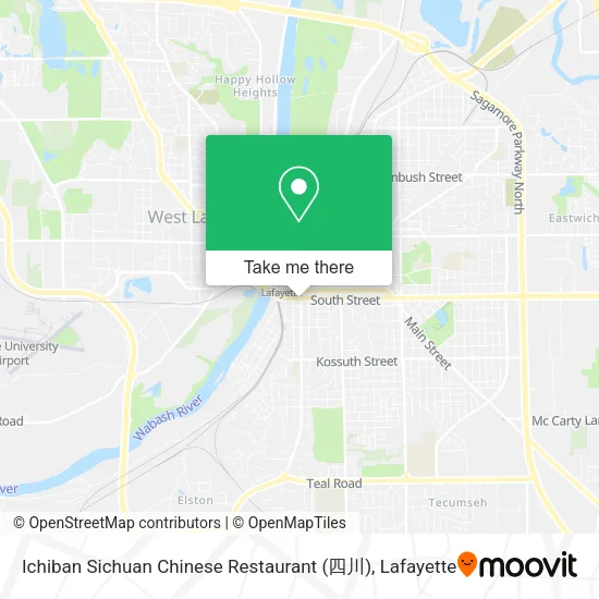 Mapa de Ichiban Sichuan Chinese Restaurant (四川)