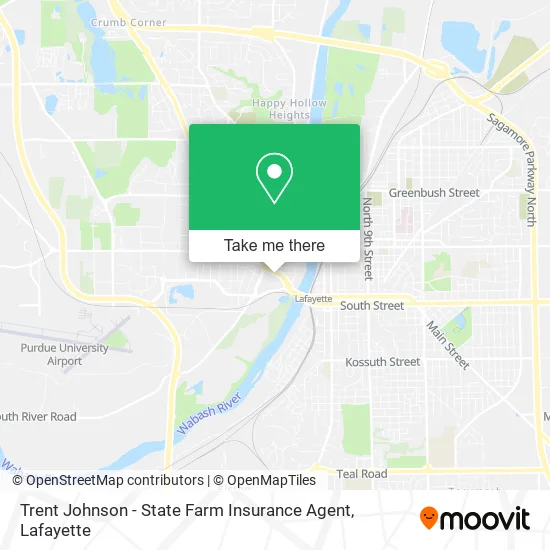 Mapa de Trent Johnson - State Farm Insurance Agent