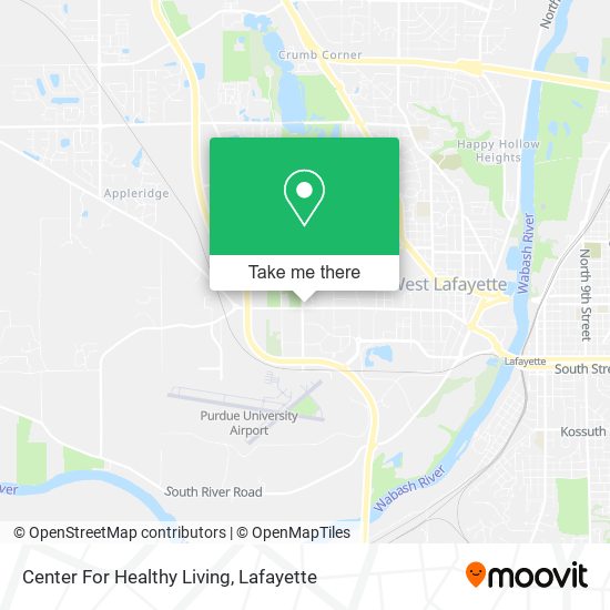 Center For Healthy Living map