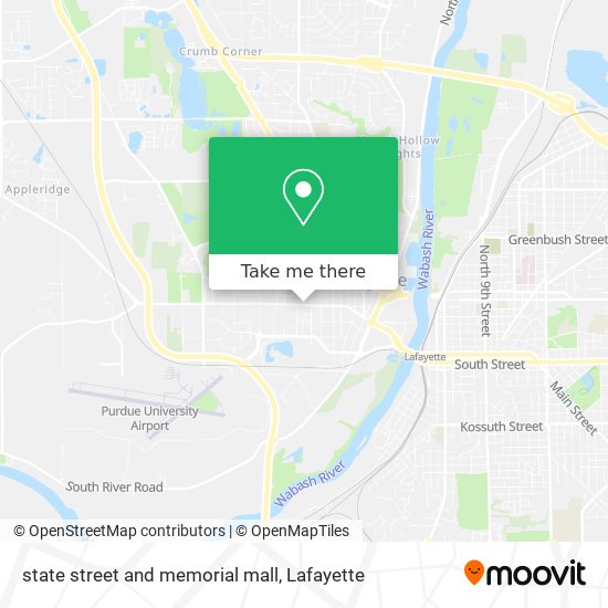 state street and memorial mall map