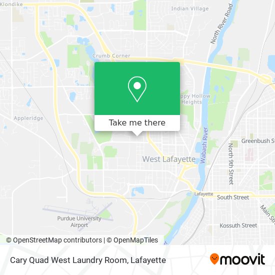 Cary Quad West Laundry Room map