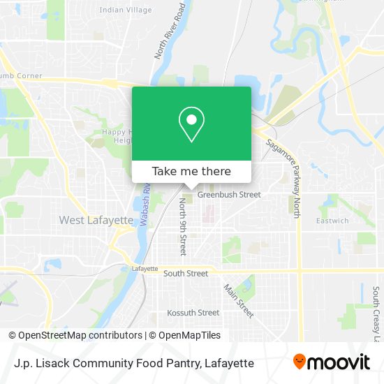 Mapa de J.p. Lisack Community Food Pantry