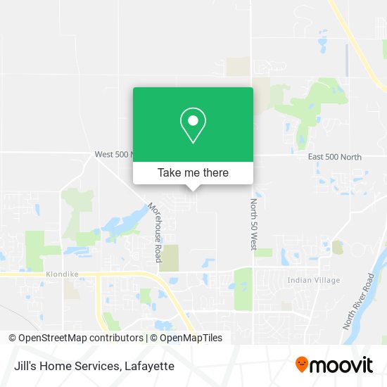 Jill's Home Services map