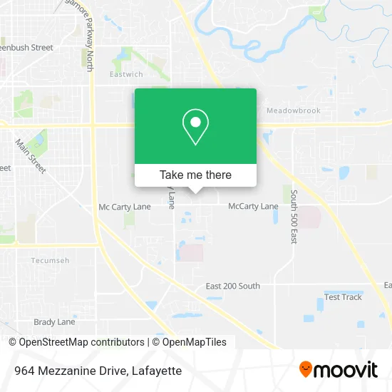 964 Mezzanine Drive map