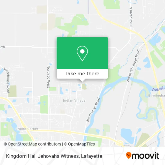 Mapa de Kingdom Hall Jehovahs Witness