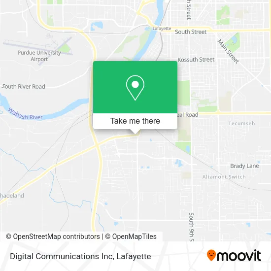 Mapa de Digital Communications Inc
