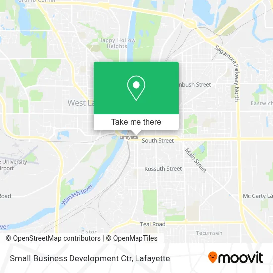 Small Business Development Ctr map