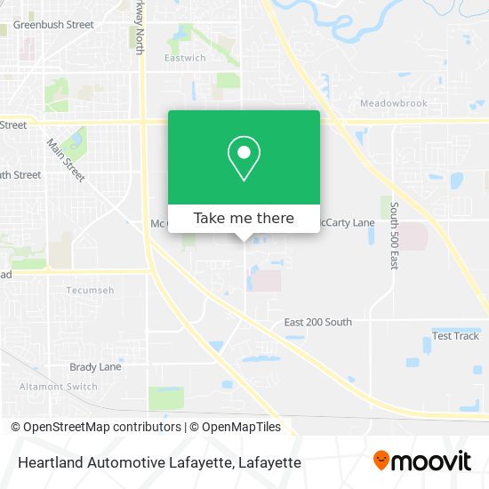 Mapa de Heartland Automotive Lafayette