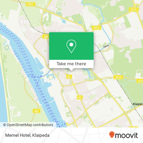 Карта Memel Hotel