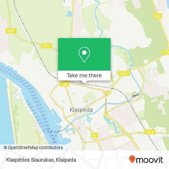 Карта Klaipėdos Siaurukas