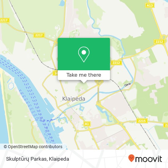 Skulptūrų Parkas map