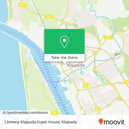 Litinterp Klaipeda Guest House map