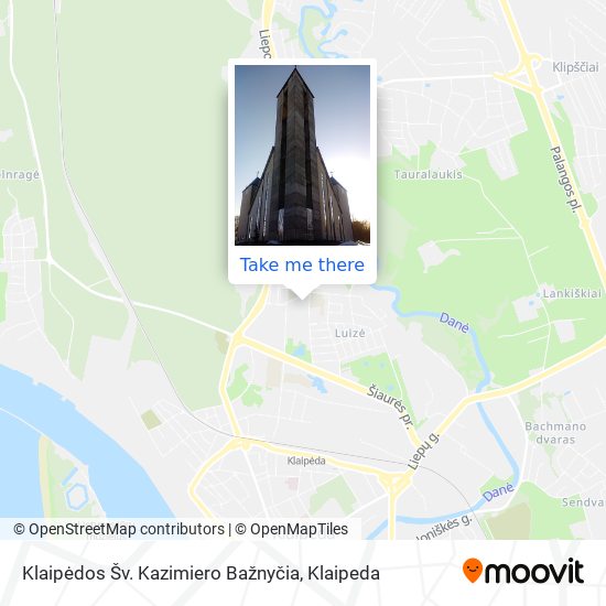 Klaipėdos Šv. Kazimiero Bažnyčia map