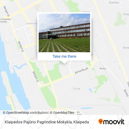 Klaipėdos Pajūrio Pagrindinė Mokykla map