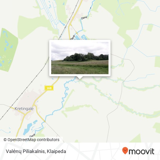 Карта Valėnų Piliakalnis