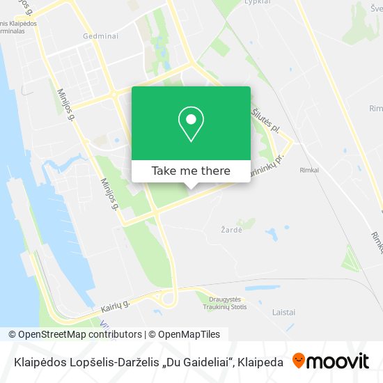 Карта Klaipėdos Lopšelis-Darželis „Du Gaideliai“