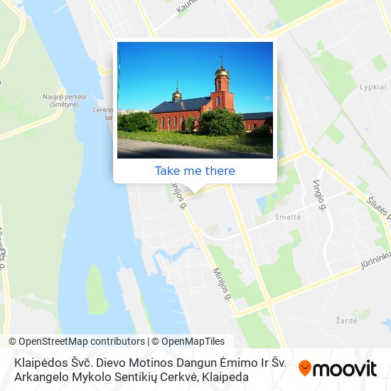 Klaipėdos Sentikių Cerkvė map