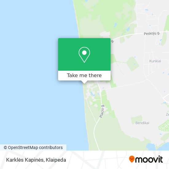Karklės Kapinės map