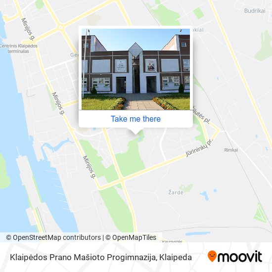 Klaipėdos Prano Mašioto Progimnazija map