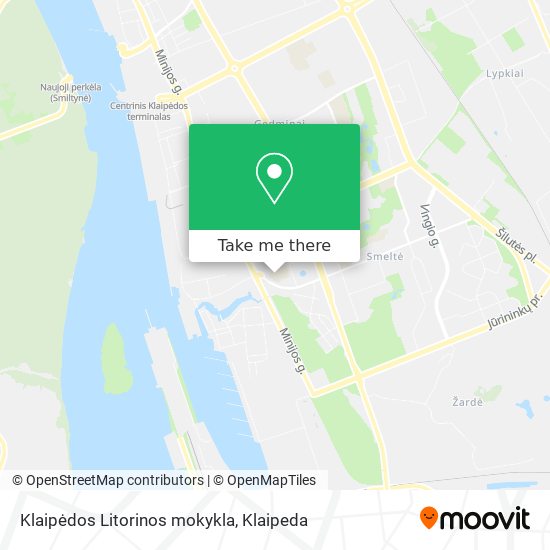 Карта Klaipėdos Litorinos mokykla