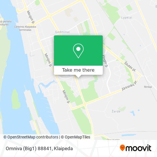 Omniva (Big1) 88841 map