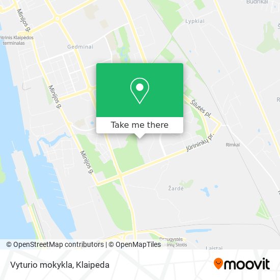 Карта Vyturio mokykla