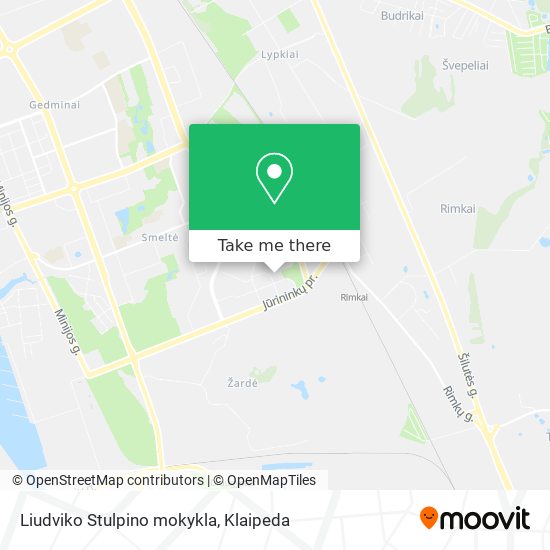 Карта Liudviko Stulpino mokykla