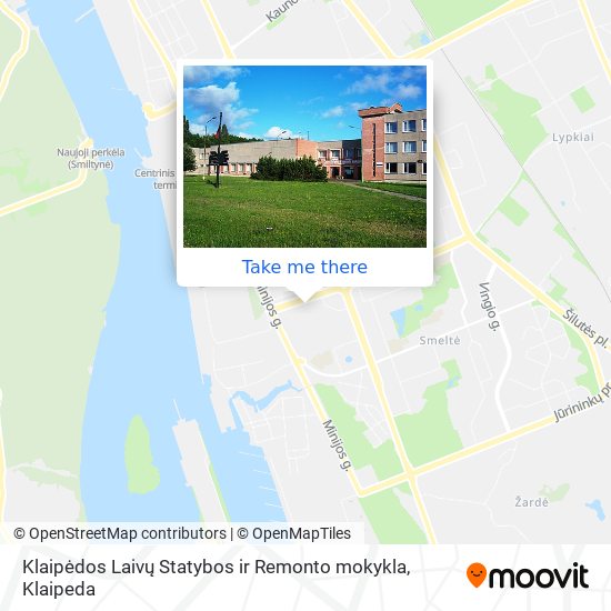 Klaipėdos Laivų Statybos ir Remonto mokykla map