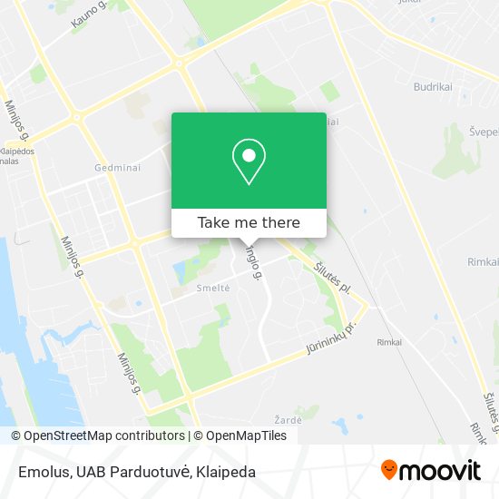 Emolus, UAB Parduotuvė map