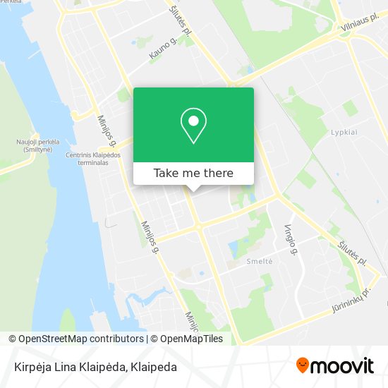 Kirpėja Lina Klaipėda map