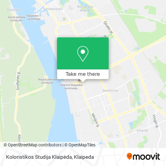 Карта Koloristikos Studija Klaipėda