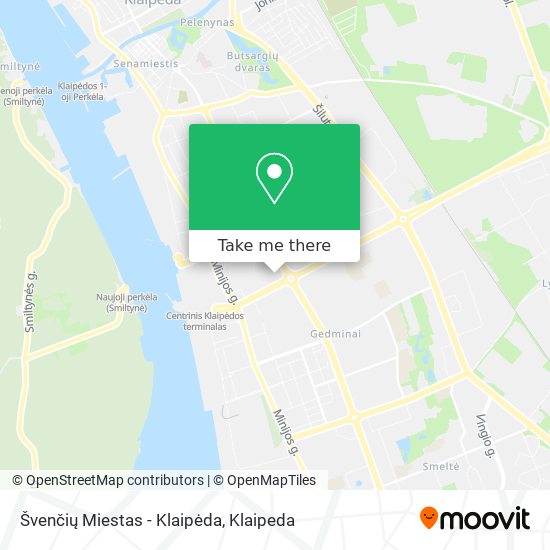 Švenčių Miestas - Klaipėda map