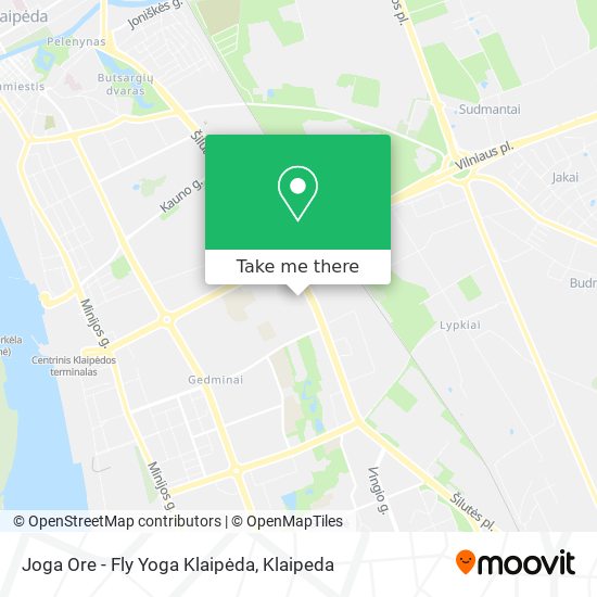 Карта Joga Ore - Fly Yoga Klaipėda