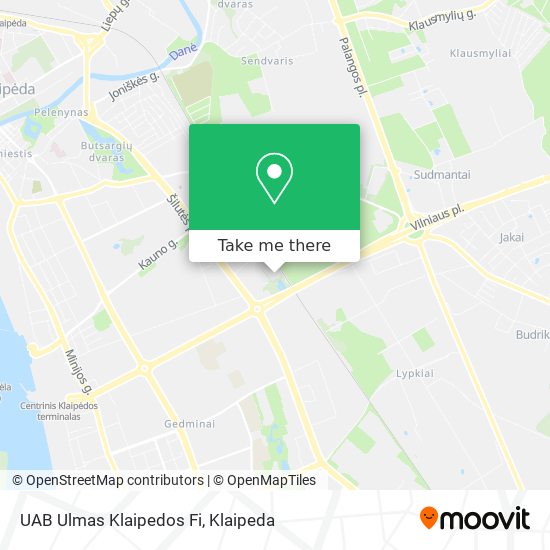 UAB Ulmas Klaipedos Fi map