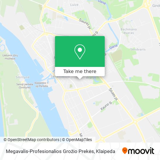 Карта Megavalis-Profesionalios Grožio Prekės