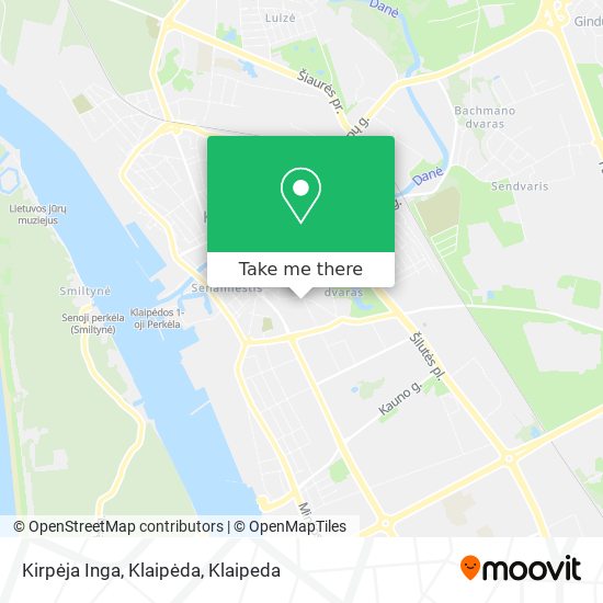 Карта Kirpėja Inga, Klaipėda
