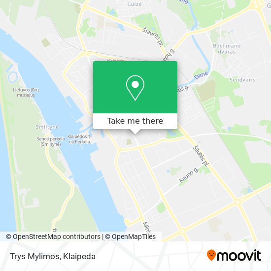 Trys Mylimos map